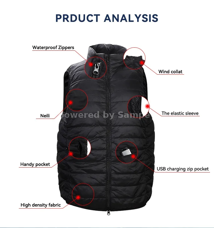 Bulk Heated Vests - IMISSKY heated apparel manufacturer